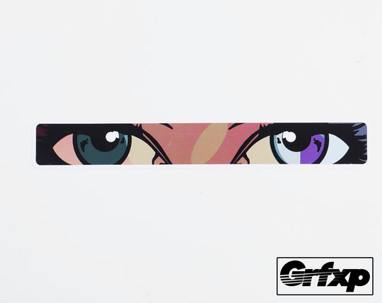 Anime Eyes MW3 Title Printed Sticker