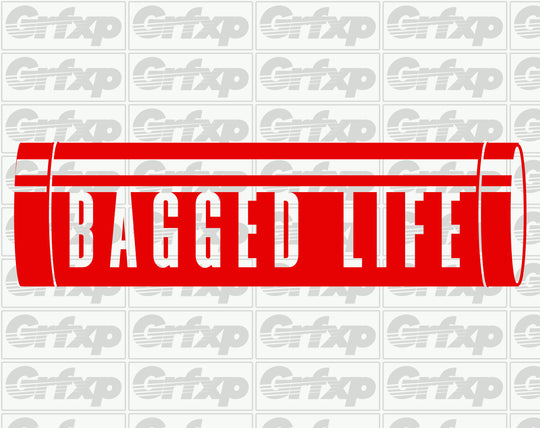 Bagged Life Tank Sticker