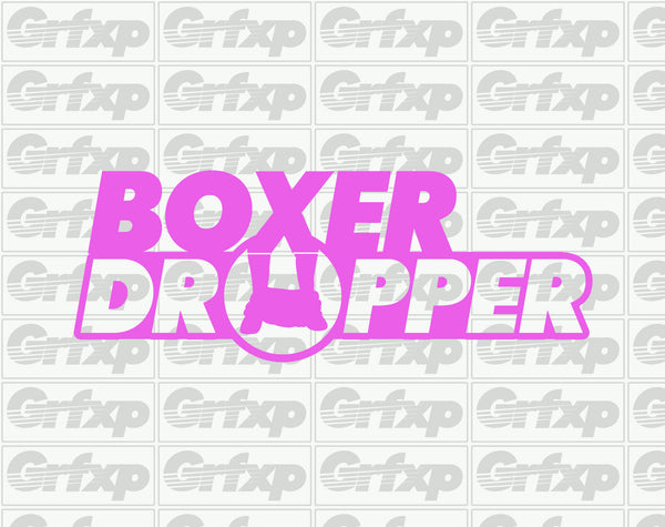 Boxer Dropper Sticker