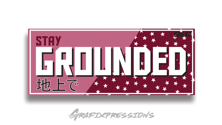 Stay Grounded Printed Slap