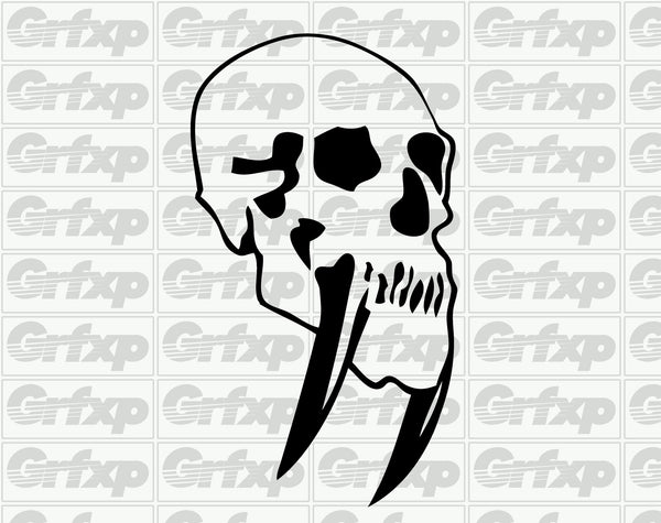 IvyLeagueEast.com Sabre Skull Sticker