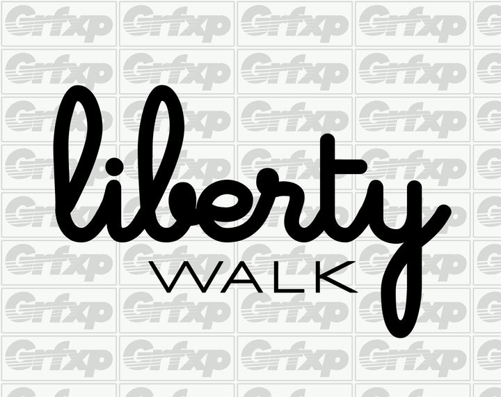 Liberty Walk Bubble Design Sticker