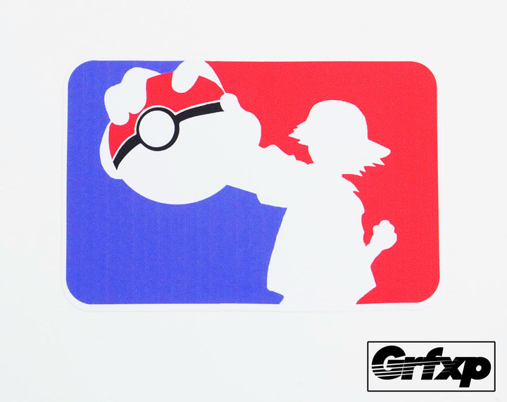 Major League Pokemon Catcher Printed Sticker