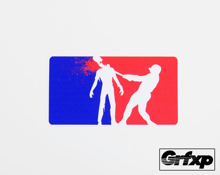 Major League Zombie Killer Printed Sticker