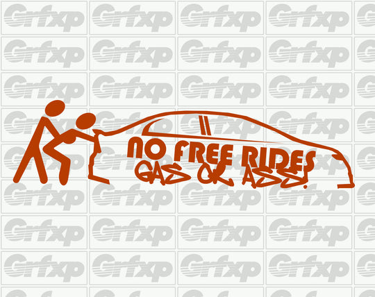FA Sedan Gas or Ass Sticker