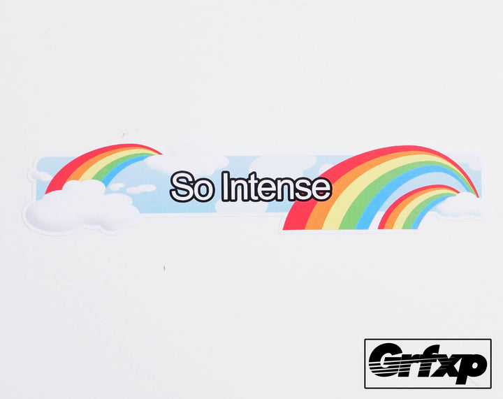 So Intense Double Rainbow MW3 Title Printed Sticker