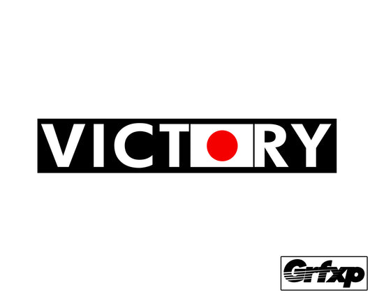 Victory Japan Printed Sticker